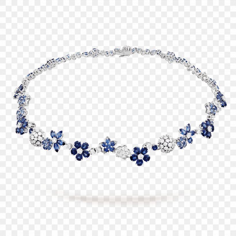 Sapphire Van Cleef & Arpels Jewellery Ring Watch, PNG, 3000x3000px, Sapphire, Bead, Blue, Body Jewelry, Bracelet Download Free