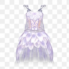 Dress - Shoulder Cocktail Dress Gown PNG