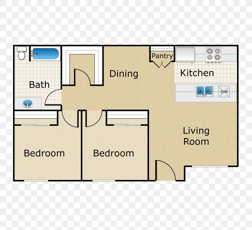 Arbor Court Apartment Homes Floor Plan Bed Room, PNG, 750x750px, Floor Plan, Apartment, Area, Bathroom, Bed Download Free