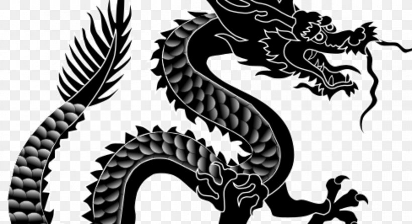 China Chinese Dragon Chinese Zodiac Chinese New Year, PNG, 1200x654px, China, Art, Black And White, Chinese, Chinese Calendar Download Free