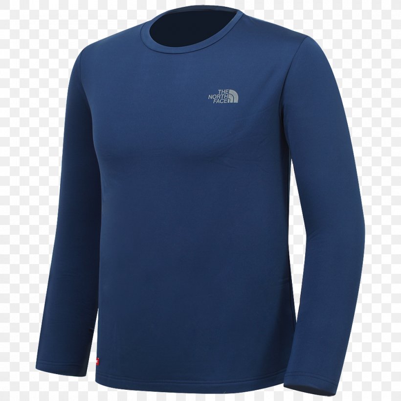 Long-sleeved T-shirt Long-sleeved T-shirt Bluza, PNG, 1000x1000px, Tshirt, Active Shirt, Blue, Bluza, Cobalt Blue Download Free