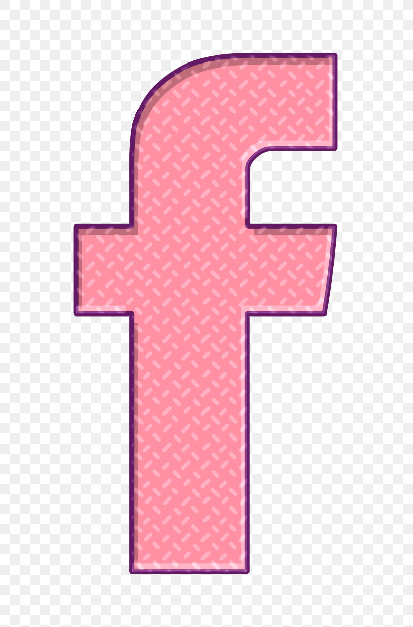 Social Icon Social Icon Facebook Social Logo Icon, PNG, 632x1244px, Social Icon, Cross, Line, Material Property, Pink Download Free