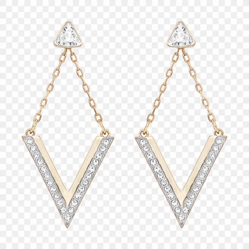 Earring Jewellery Necklace Swarovski AG Gold, PNG, 1024x1024px, Earring, Body Jewellery, Body Jewelry, Bracelet, Brooch Download Free