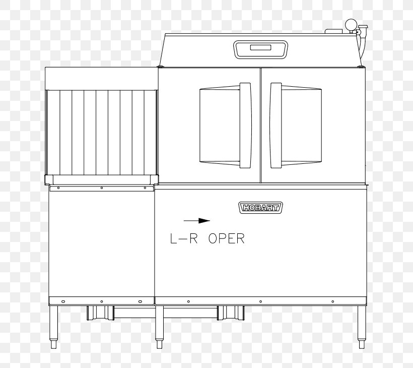 Dishwasher Home Appliance Kitchen Hobart Corporation Furniture, PNG, 730x730px, Dishwasher, Area, Black And White, Cleaning, Crucible Tongs Download Free