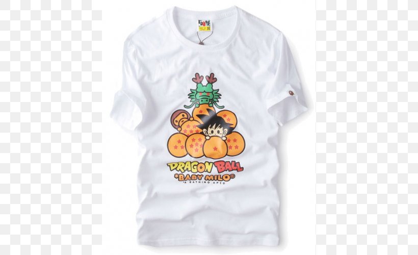 T-shirt Goku Sleeve Clothing A Bathing Ape, PNG, 500x500px, Tshirt, Bathing Ape, Bluza, Brand, Clothing Download Free