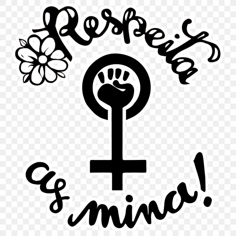 T-shirt Respeita As Mina Feminism, PNG, 962x962px, Tshirt, Adhesive, Area, Art, Black Download Free