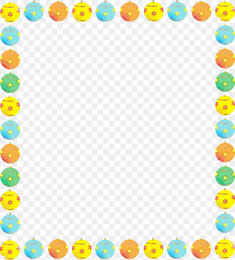Yellow Circle, PNG, 2718x3000px, Christmas Border, Christmas Frame, Circle, Paint, Watercolor Download Free