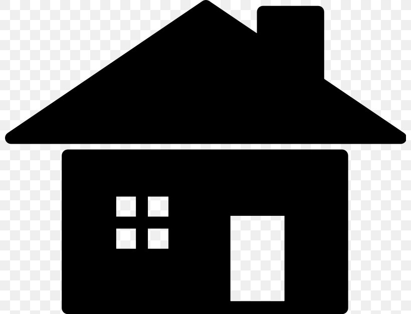 House Clip Art, PNG, 800x627px, House, Area, Black, Black And White, Brand Download Free
