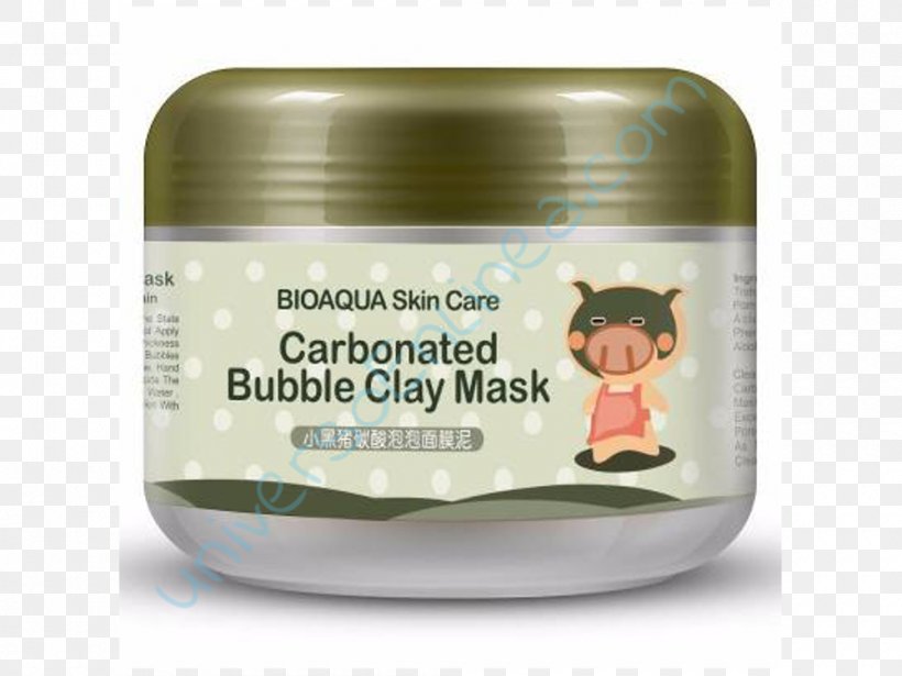 Elizavecca Milky Piggy Carbonated Bubble Clay Mask Facial Mask Comedo, PNG, 1000x750px, Mask, Bubble, Clay, Cleanser, Collagen Download Free