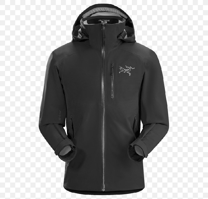 Hoodie Arc'teryx Shell Jacket Robe, PNG, 534x785px, Hoodie, Black, Clothing, Coat, Goretex Download Free
