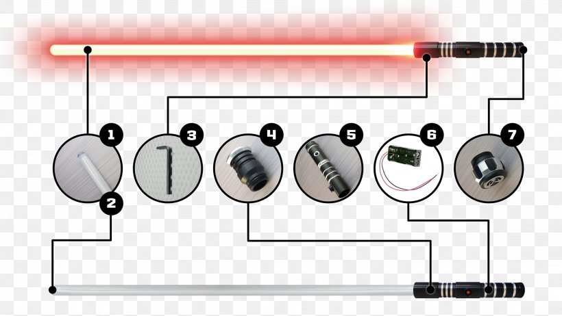 Lightsaber Sabre Sport Fencing Estoc, PNG, 2048x1156px, Lightsaber, Auto Part, Car, Computer Hardware, Diameter Download Free