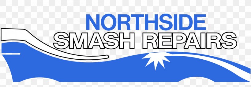 Northside Smash Repairs Logo Web Design, PNG, 1351x472px, Logo, Area, Banner, Blue, Brand Download Free