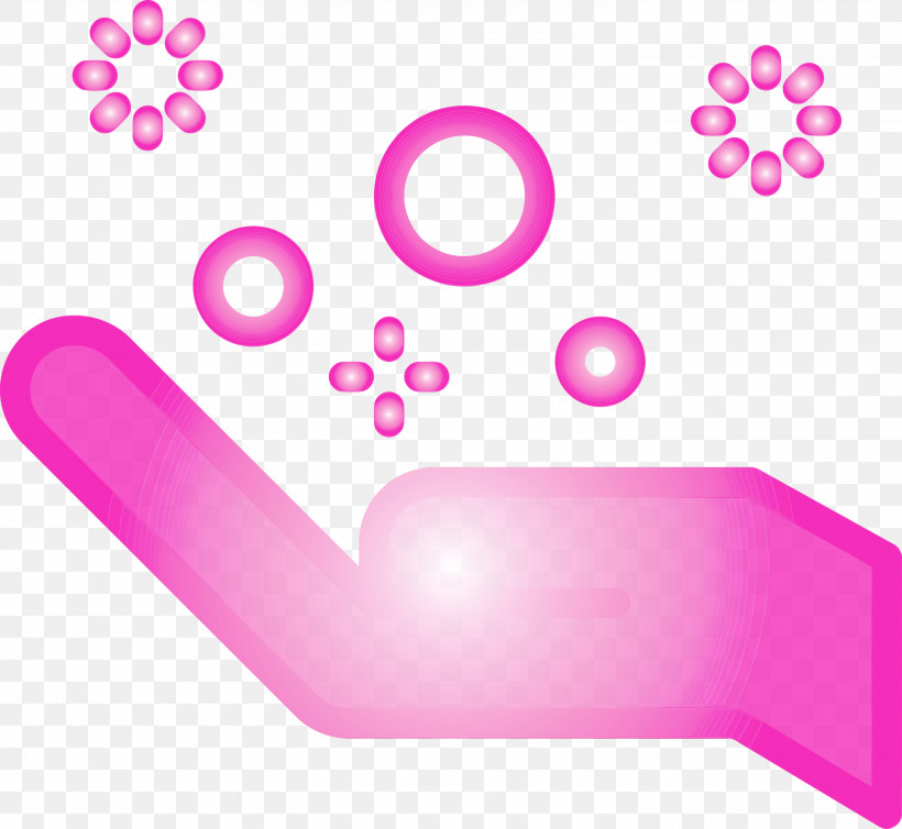 Pink Line Magenta Material Property Sticker, PNG, 3000x2760px, Hand Washing, Cleaning, Hand Clean, Line, Magenta Download Free