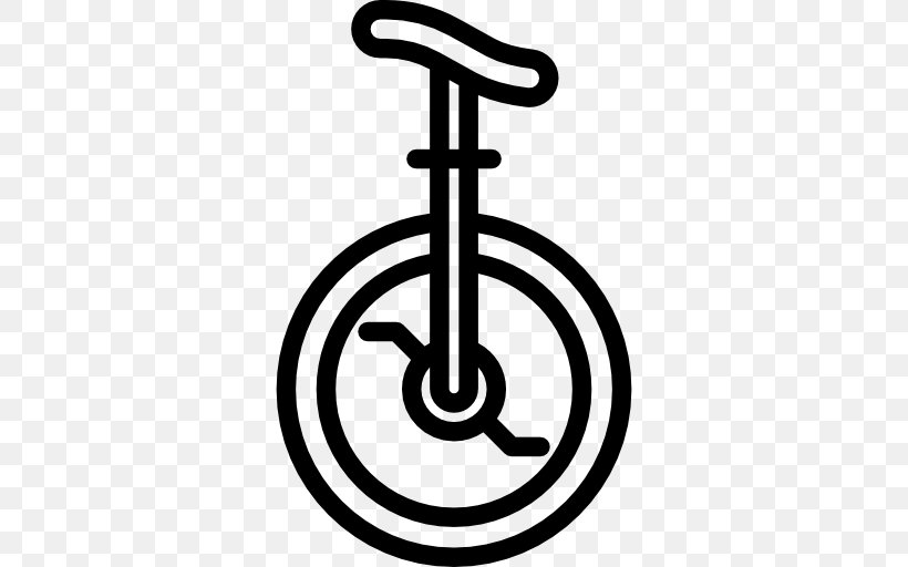 Unicycle Symbol Clip Art, PNG, 512x512px, Unicycle, Area, Black And White, Circus, Logo Download Free