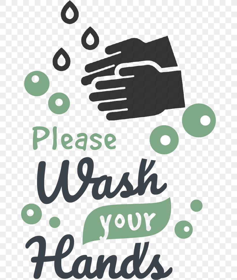 Wash Hands Washing Hands Virus, PNG, 674x967px, Wash Hands, Geometry, Green, Line, Logo Download Free