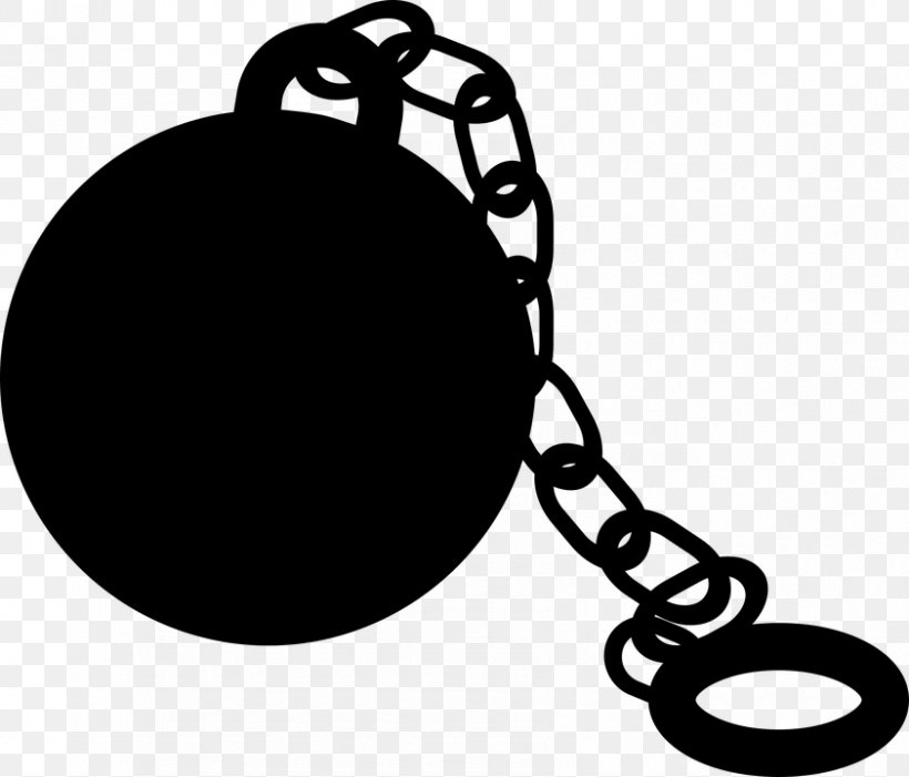 Clip Art Vector Graphics Ball And Chain, PNG, 842x720px, Ball And Chain, Blackandwhite, Chain, Fashion Accessory, Handcuffs Download Free