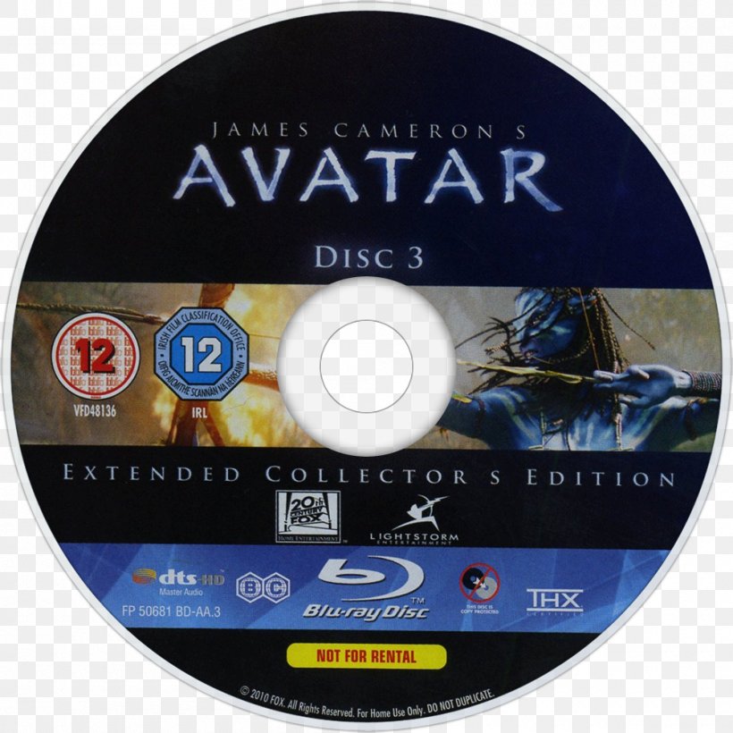 Blu-ray Disc James Cameron's Avatar: The Game Compact Disc Film Television, PNG, 1000x1000px, 4k Resolution, 2009, Bluray Disc, Avatar, Brand Download Free