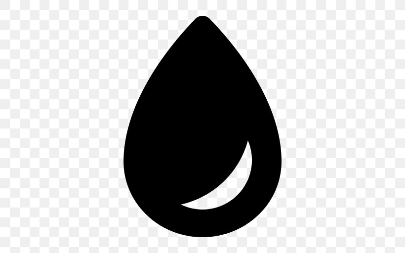 Drop Petroleum Oil, PNG, 512x512px, Drop, Black, Black And White, Crescent, Monochrome Download Free