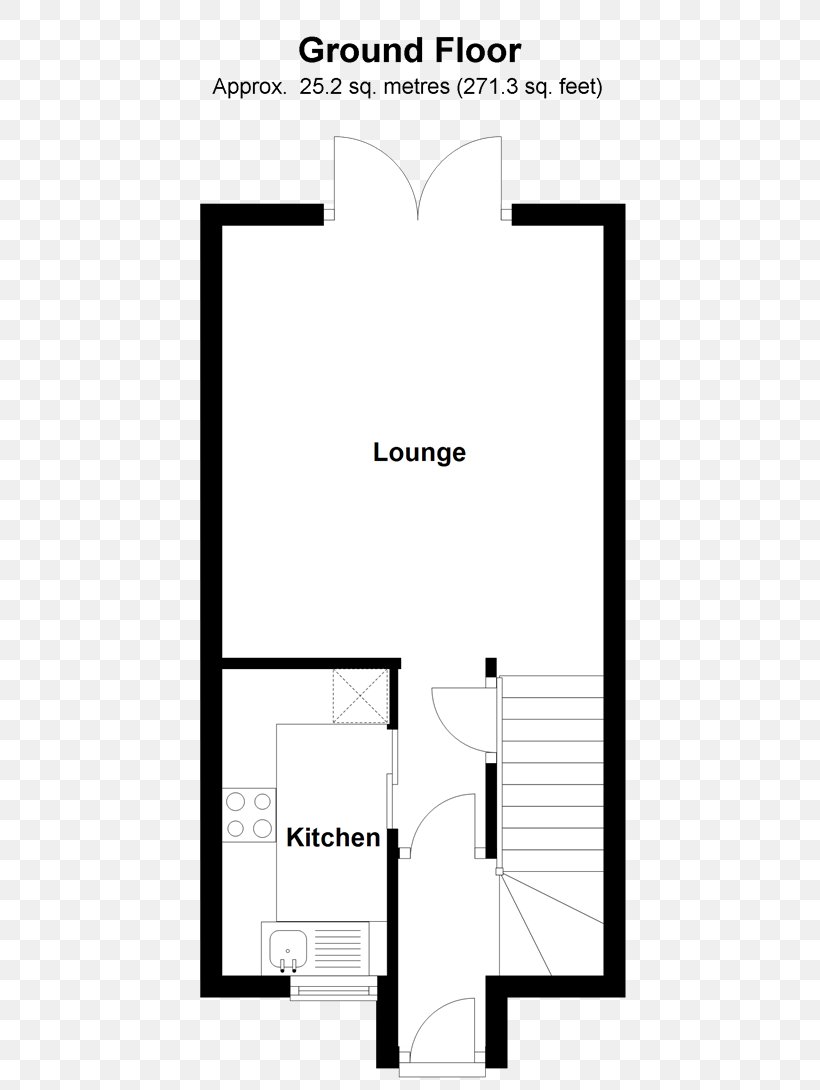 House Apartment Real Estate Property Semi-detached, PNG, 520x1090px, House, Apartment, Area, Bedroom, Black And White Download Free