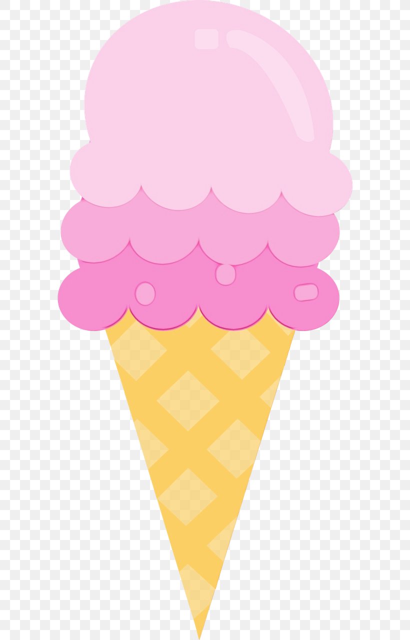 Ice Cream Cone Background, PNG, 640x1280px, Watercolor, Cone, Cream, Dairy, Dessert Download Free