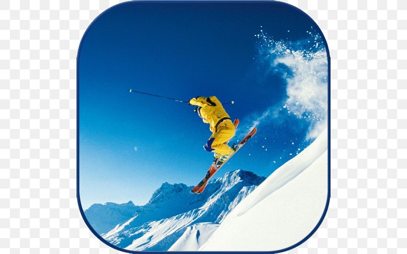 Skiing Desktop Wallpaper Computer High-definition Television, PNG, 512x512px, 4k Resolution, Skiing, Alpine Skiing, Computer, Display Resolution Download Free