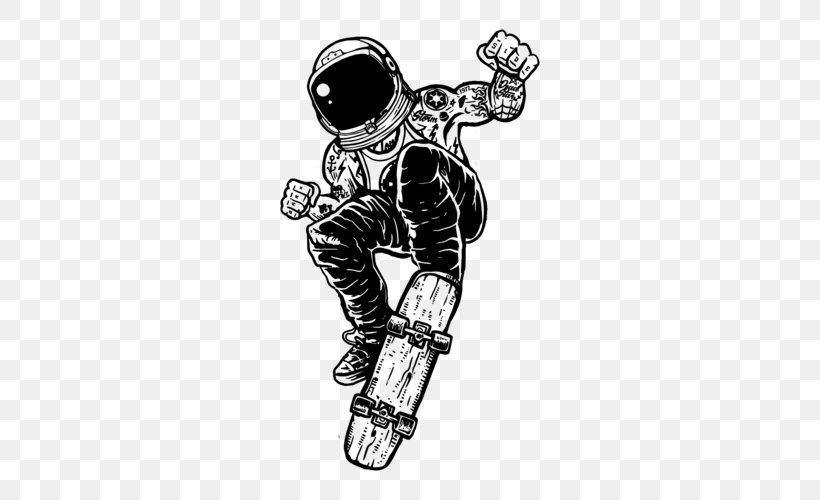T-shirt Astronaut T Shirt Skateboarding, PNG, 500x500px, Shirt, Astronaut, Astronaut T Shirt, Astronaut Tshirt, Cap Download Free