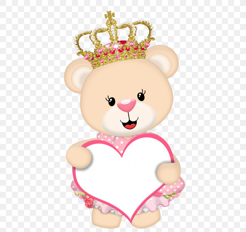 Teddy Bear, PNG, 500x774px, Pink, Cartoon, Heart, Stuffed Toy, Teddy Bear Download Free
