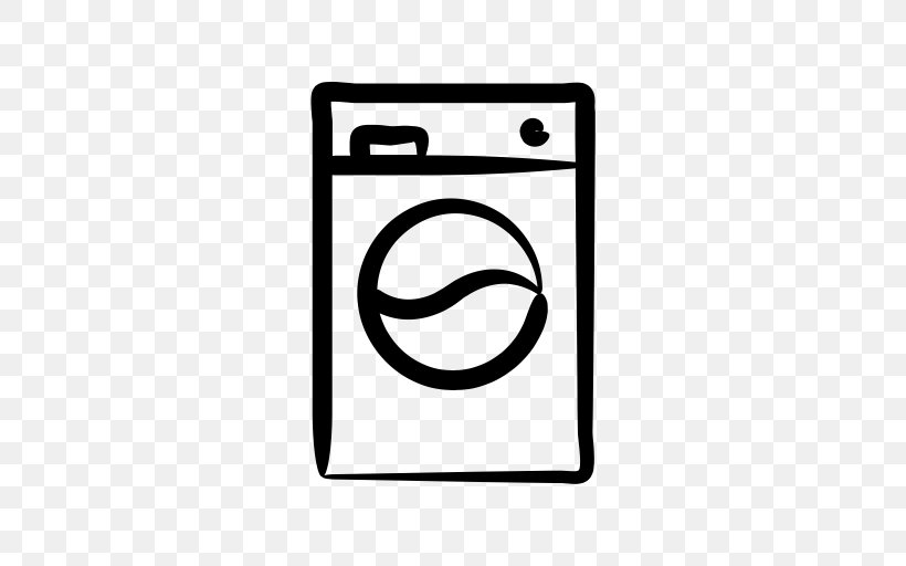 Washing Machines Home Appliance Clothes Dryer Laundry Pictogram, PNG, 512x512px, Washing Machines, Apartment, Black And White, Clothes Dryer, Dishwasher Download Free
