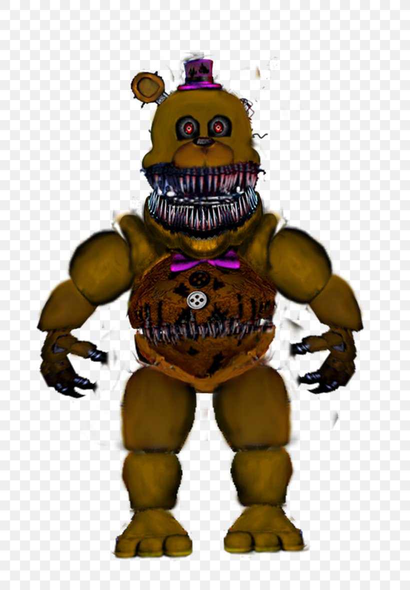 Five Nights At Freddy's 4 A Nightmare On Elm Street Action & Toy Figures, PNG, 677x1179px, Nightmare, Action Toy Figures, Art, Bear, Carnivoran Download Free