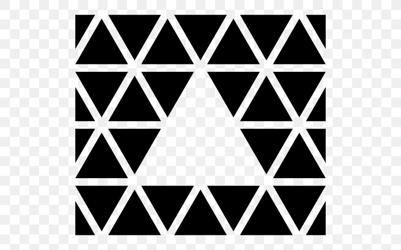 Geometric Shape Triangle Geometry Hexagon, PNG, 512x512px, Geometric Shape, Black, Blackandwhite, Centre, Geometry Download Free