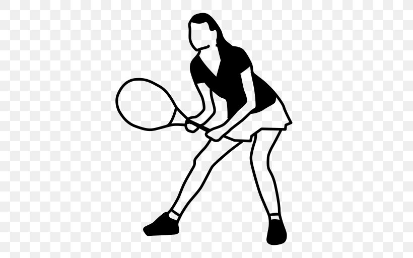 Tennis Racket Racket Tennis Player Tennis Line Art, PNG, 512x512px, Tennis Racket, Arm, Cartoon, Line Art, Racket Download Free