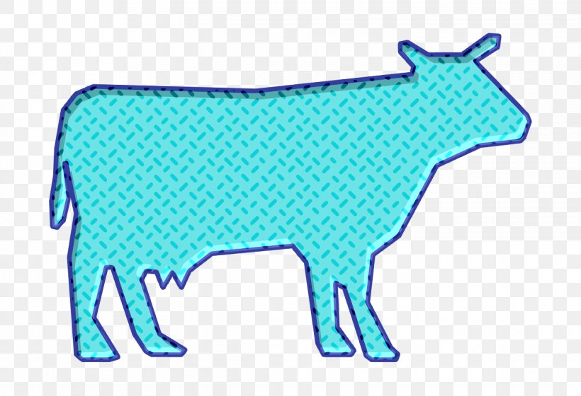 Animals Icon POI Nature Icon Cow Silhouette Icon, PNG, 1244x850px, Animals Icon, Animal Figure, Azure, Blue, Bovine Download Free