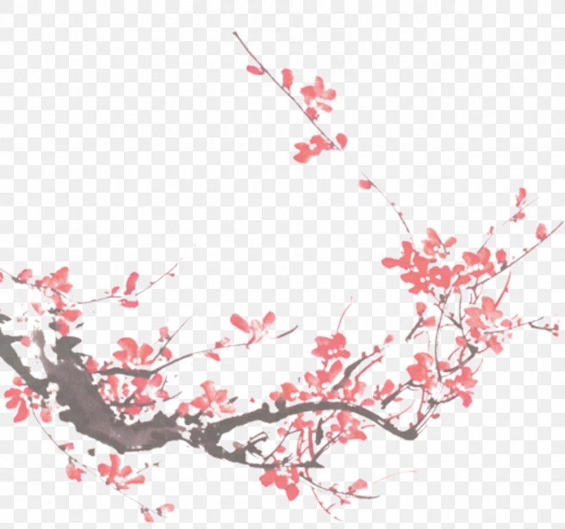 Ink Wash Painting Plum Blossom Preview, PNG, 950x891px, Ink Wash Painting, Animation, Blog, Blossom, Branch Download Free