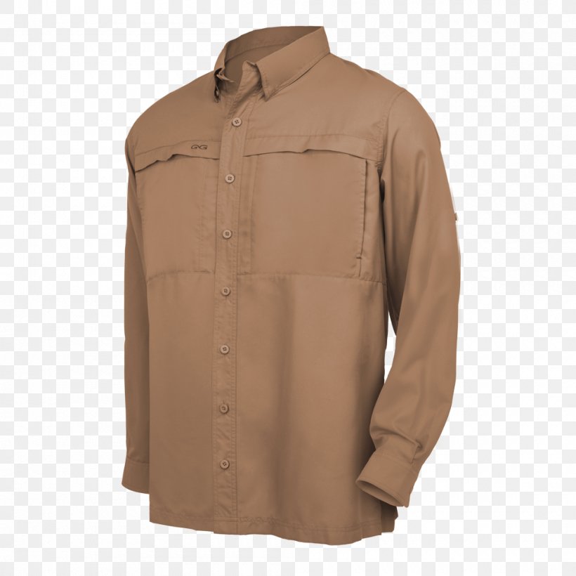 Sleeve T-shirt GameGuard Outdoors Jacket, PNG, 1000x1000px, Sleeve, Beige, Boot, Button, Clothing Download Free