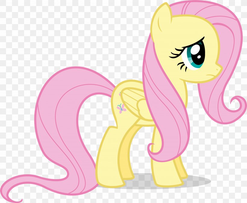 Fluttershy My Little Pony Twilight Sparkle Pinkie Pie, PNG, 5032x4138px, Watercolor, Cartoon, Flower, Frame, Heart Download Free