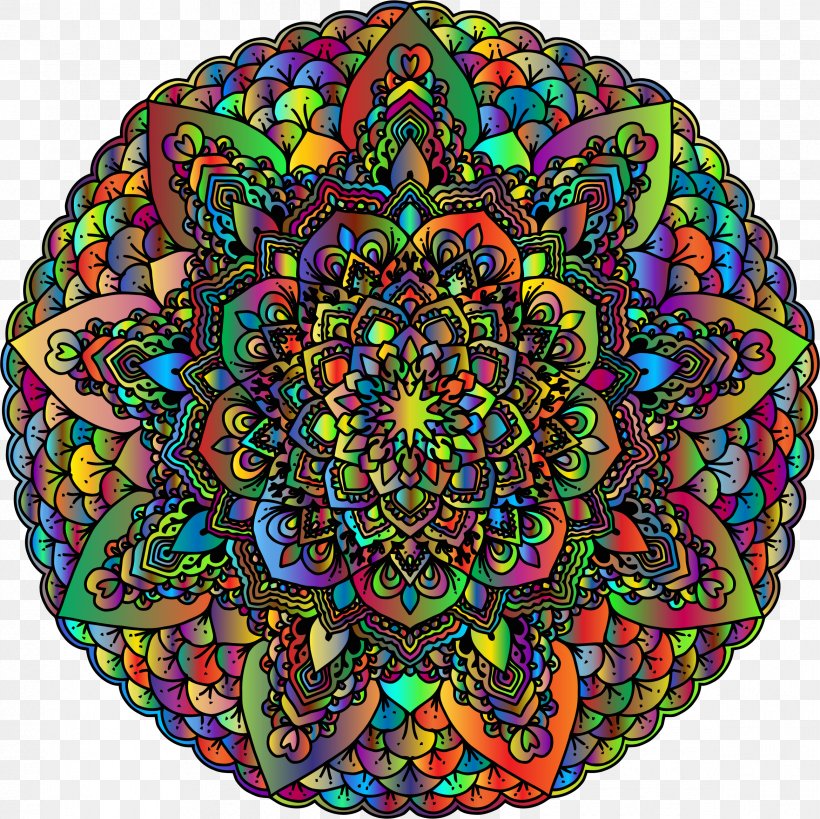 Mandala Art Clip Art, PNG, 2338x2336px, Watercolor, Cartoon, Flower, Frame, Heart Download Free