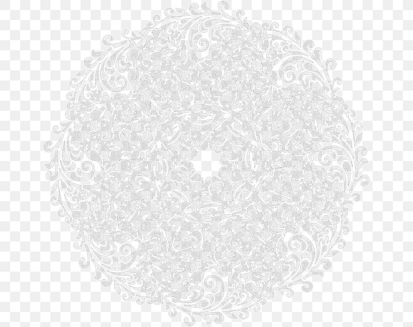 White Circle Area Pattern, PNG, 650x650px, White, Area, Black, Black And White, Monochrome Download Free