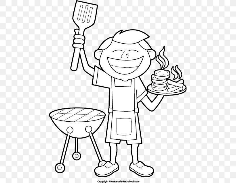 Black And White Line Art Clip Art, PNG, 479x638px, White, Barbecue, Behavior, Black, Black And White Download Free