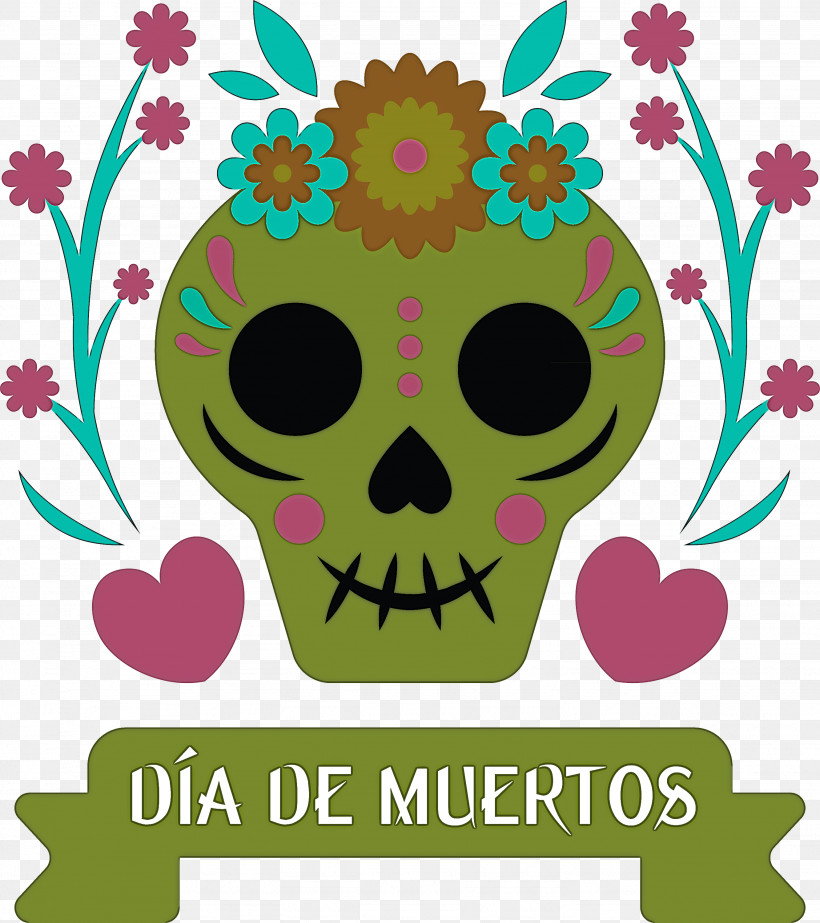 Day Of The Dead Día De Muertos, PNG, 2664x3000px, Day Of The Dead, Arts, D%c3%ada De Muertos, Drawing, Line Art Download Free