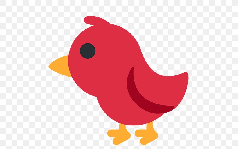Bird Emoji Sticker Beak .co, PNG, 512x512px, Bird, Art, Beak, Bird Nest, Cardinal Download Free