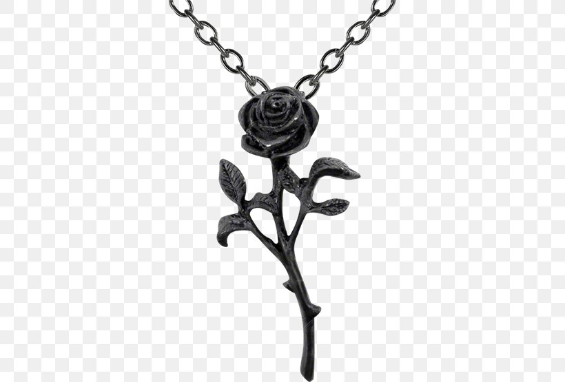 Earring Charms & Pendants Gothic Fashion Black Rose Necklace, PNG, 555x555px, Earring, Alchemy, Alchemy Gothic, Black And White, Black Rose Download Free