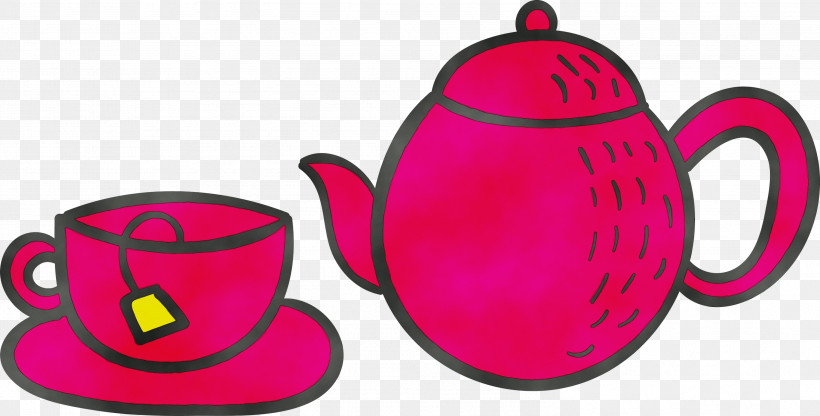 Kettle Teapot Tennessee Magenta Telekom, PNG, 2999x1523px, Watercolor, Kettle, Magenta Telekom, Paint, Teapot Download Free