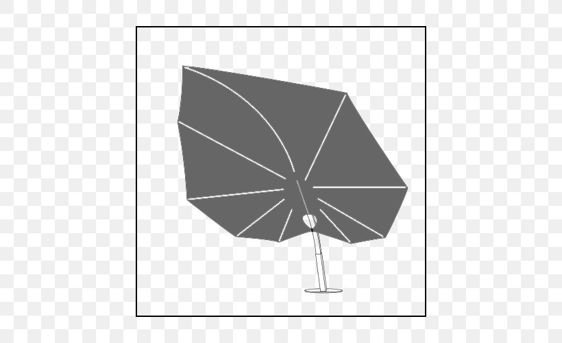 Line Umbrella Angle Pattern, PNG, 500x500px, Umbrella, Black And White, Diagram, Fashion Accessory, Leaf Download Free