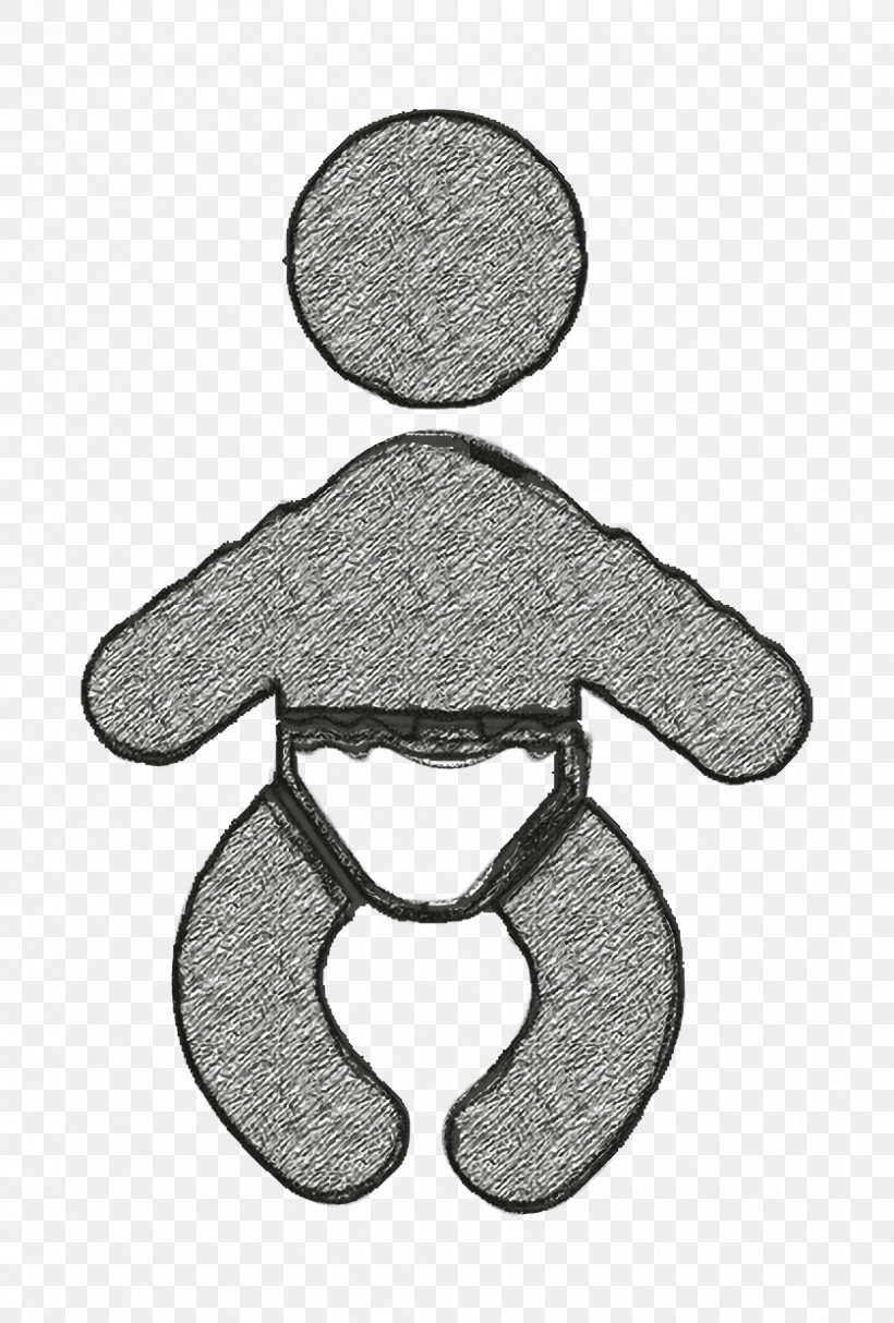 Child Icon Baby Wearing A Diaper Icon Humans 3 Icon, PNG, 836x1238px, Child Icon, Black And White M, Cartoon, Headgear, Hm Download Free
