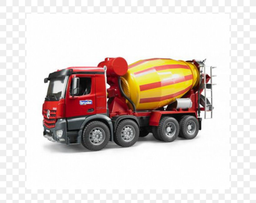 bruder mercedes cement mixer