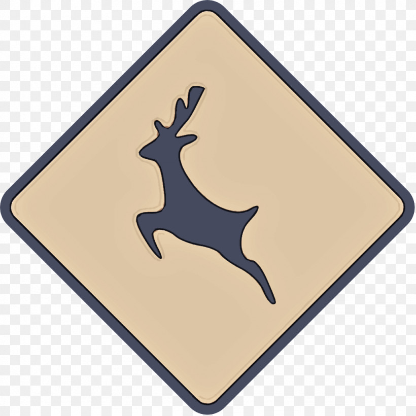 Reindeer, PNG, 1024x1024px, Deer, Reindeer, Sign, Signage Download Free