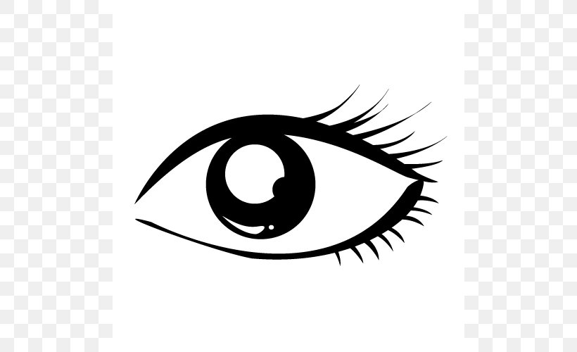eyeball clip art black and white