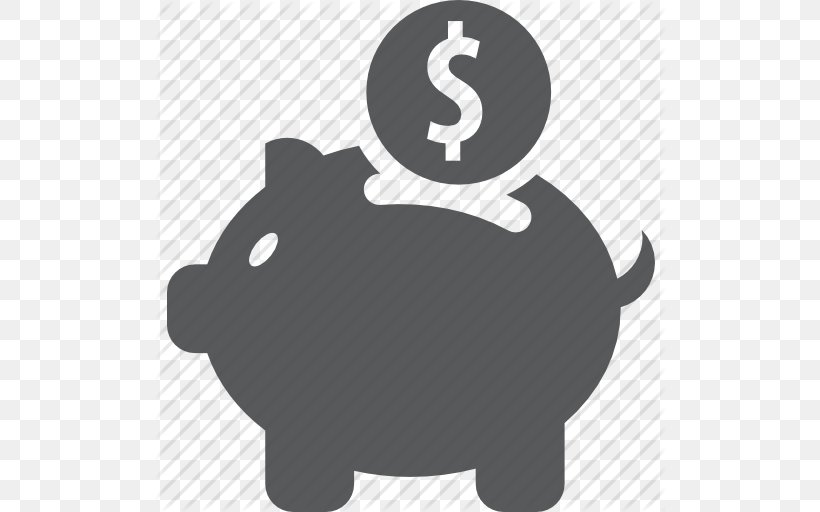 Domestic Pig Money Saving Bank, PNG, 512x512px, Domestic Pig, Bank, Black And White, Coin, Deposit Account Download Free