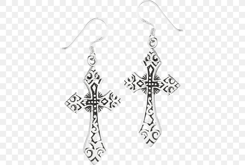 Earring Body Jewellery Silver Black, PNG, 555x555px, Earring, Black, Black And White, Body Jewellery, Body Jewelry Download Free