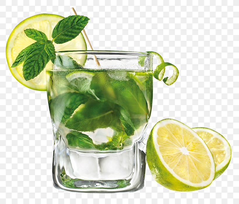 Mojito Rum Cocktail Carbonated Water Lemonade, PNG, 800x699px, Mojito, Caipirinha, Caipiroska, Carbonated Water, Cocktail Download Free
